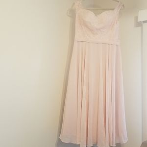 Tulle evening or wedding dress